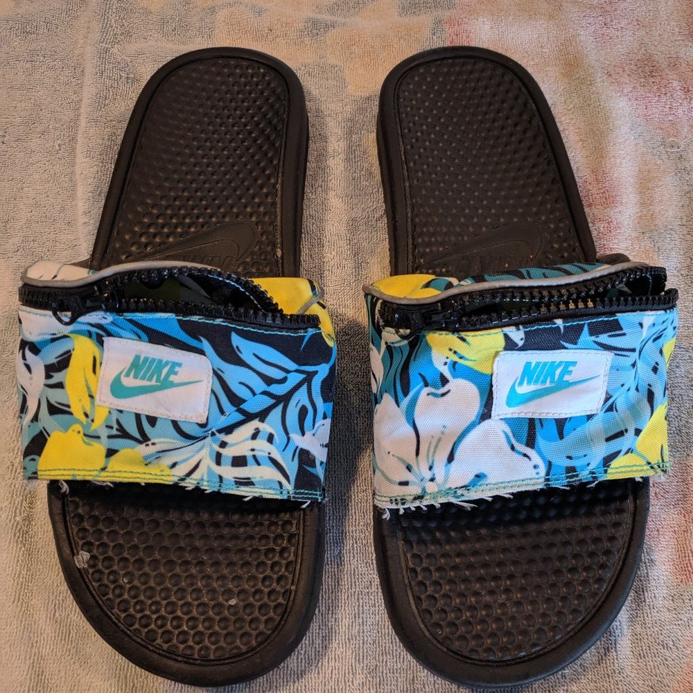 Nike Benassi JDI Fanny Pack Print Slide Sandal